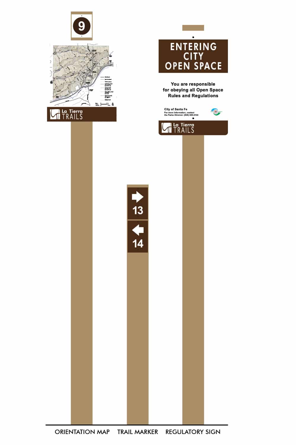 La Tierra trail signage