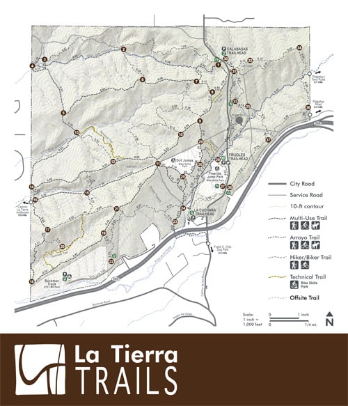 La Tierra Trails wayfinding / route finding along trails