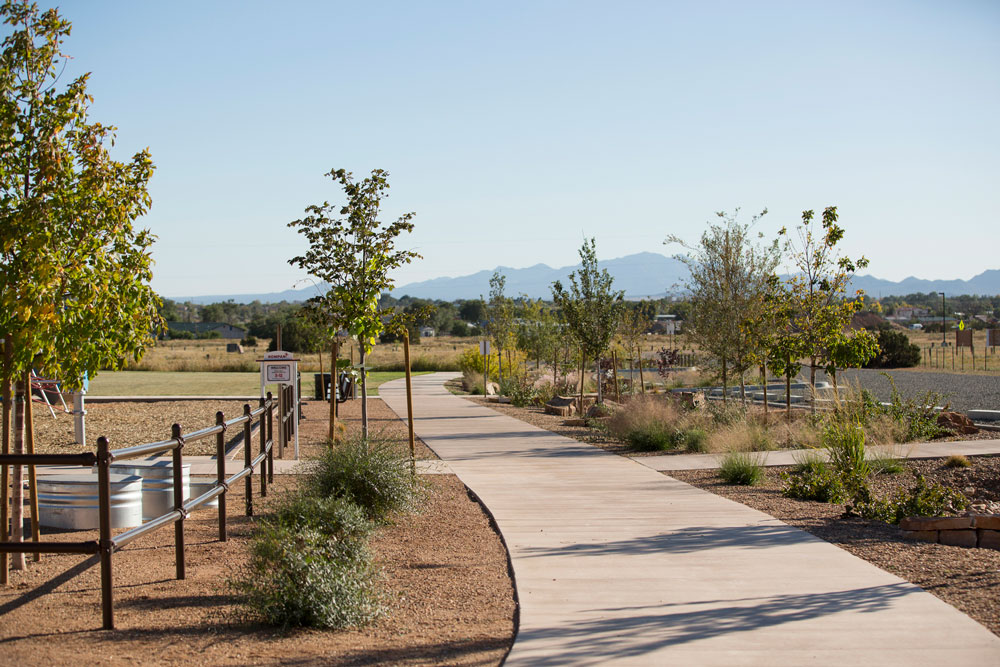 Trail and greenway spine / corridor